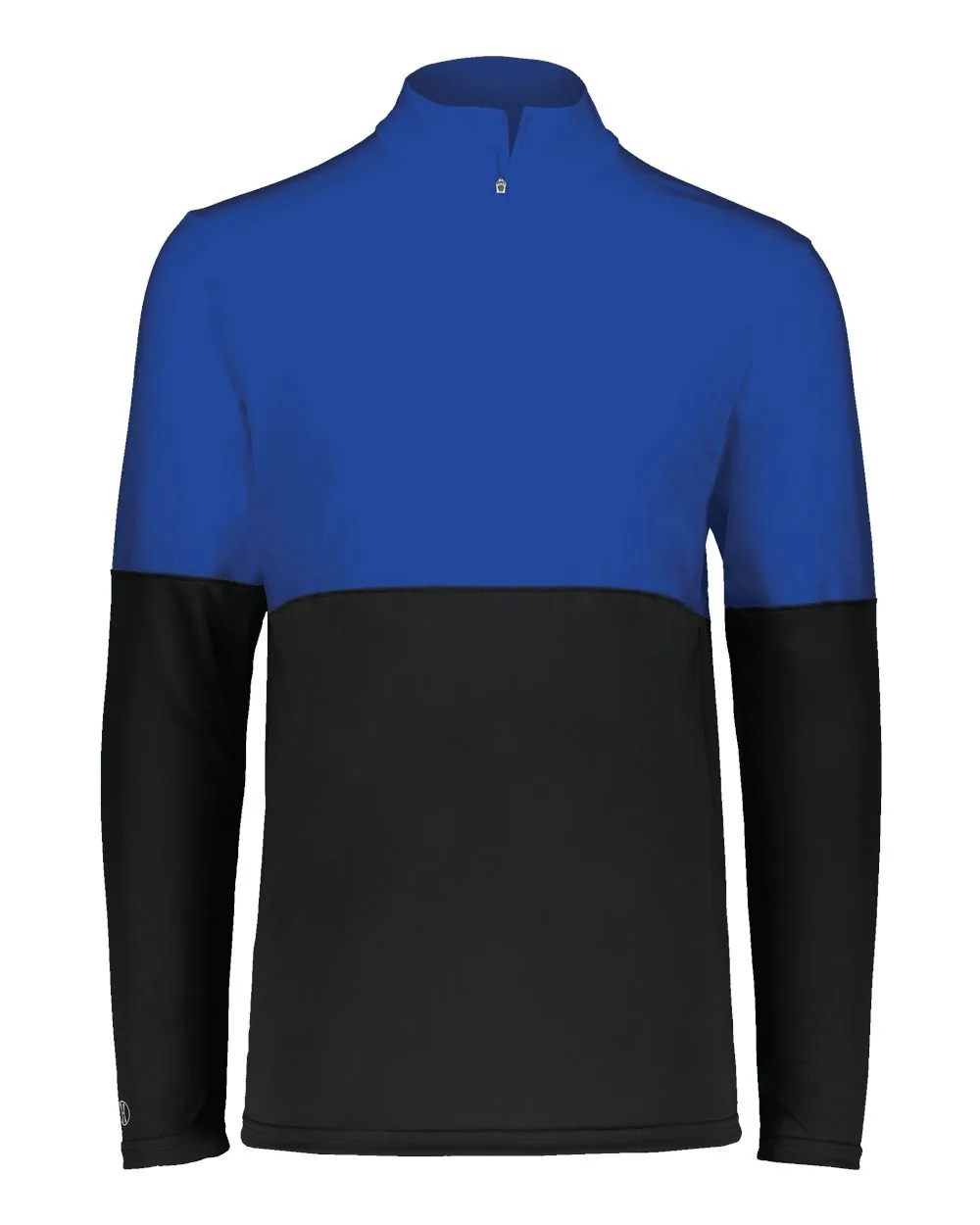 Holloway 223600 Youth Momentum Team Quarter-Zip Pullover — blank garment, front view