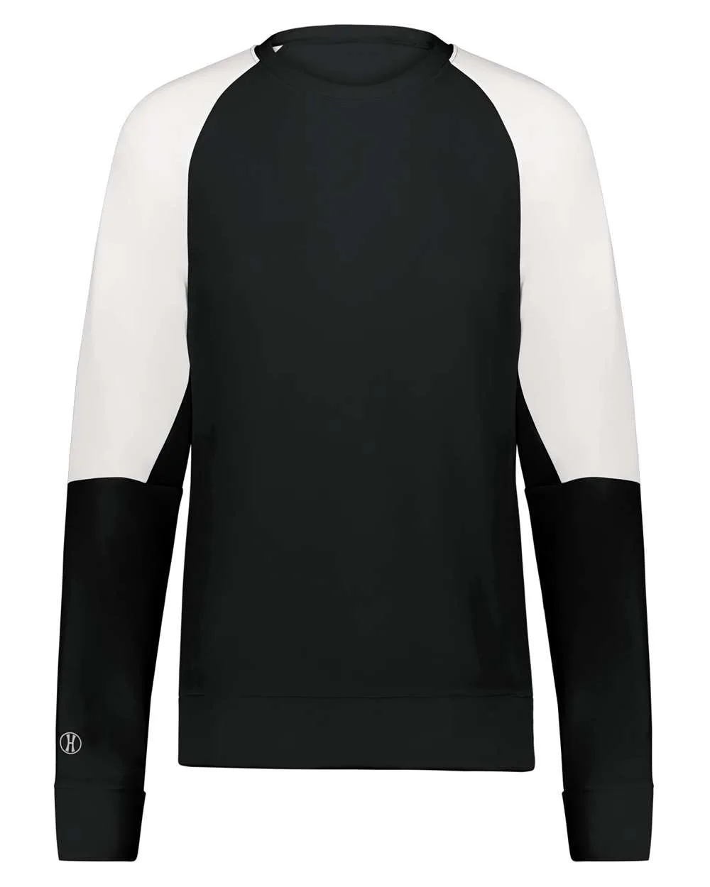 Holloway 223725 Women's Momentum Team Crewneck Sweatshirt — blank crewneck sweatshirt, front view