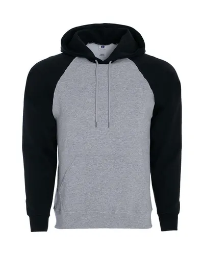 Holloway 229179 Men's Athletic Fleece Banner Hooded Sweatshirt — blank hooded sweatshirt, front view