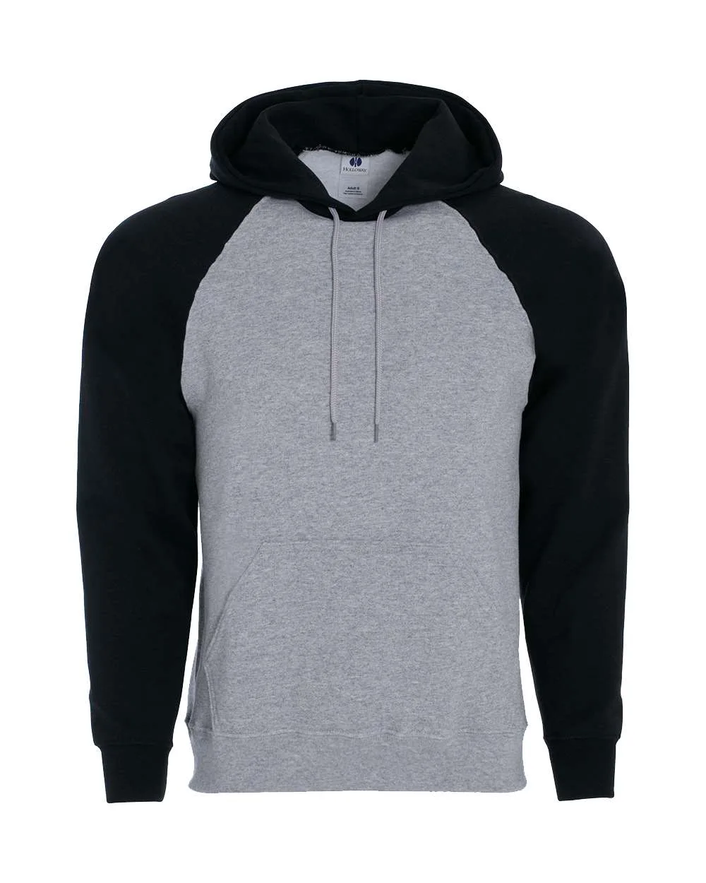 Holloway 229179 Men's Athletic Fleece Banner Hooded Sweatshirt — blank hooded sweatshirt, front view