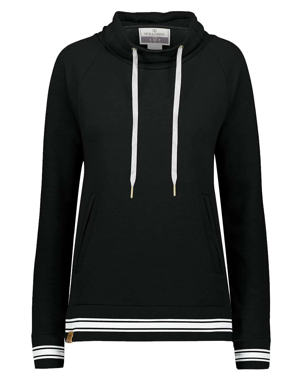 Holloway 229763 Women's All-American Fleece Funnel Neck Sweatshirt — blank crewneck sweatshirt, front view