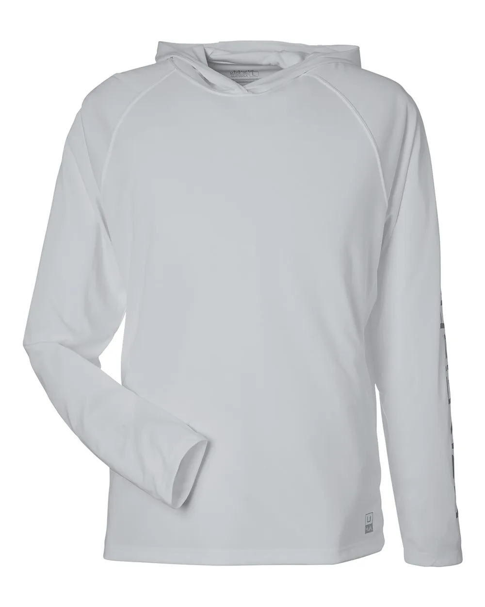 HUK H12L010 Men's LoPro Pursuit Long Sleeve Hooded T-Shirt — blank hooded sweatshirt, front view
