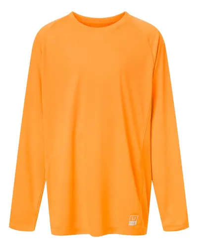 HUK H712L004 Youth Pursuit Long Sleeve T-Shirt — blank long sleeve tee, front view
