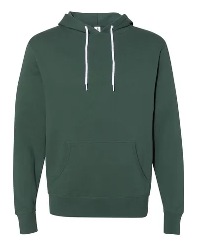 Independent Trading Co. AFX90UN Unisex Lightweight Hooded Sweatshirt — blank hooded sweatshirt, front view