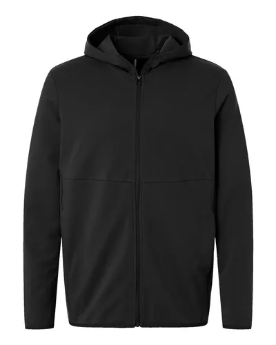 Independent Trading Co. EXP30PZ Unisex Perform Full-Zip Hooded Sweatshirt — blank hooded sweatshirt, front view