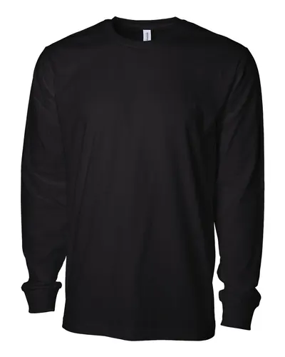 Independent Trading Co. PRM180LST Unisex Premium Long Sleeve T-Shirt — blank long sleeve tee, front view