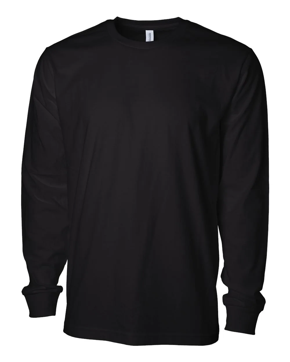 Independent Trading Co. PRM180LST Unisex Premium Long Sleeve T-Shirt — blank long sleeve tee, front view