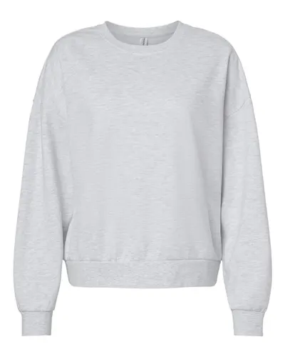 Independent Trading Co. PRM2700 Women's California Wave Wash Sunday Crewneck Sweatshirt — blank crewneck sweatshirt, front view