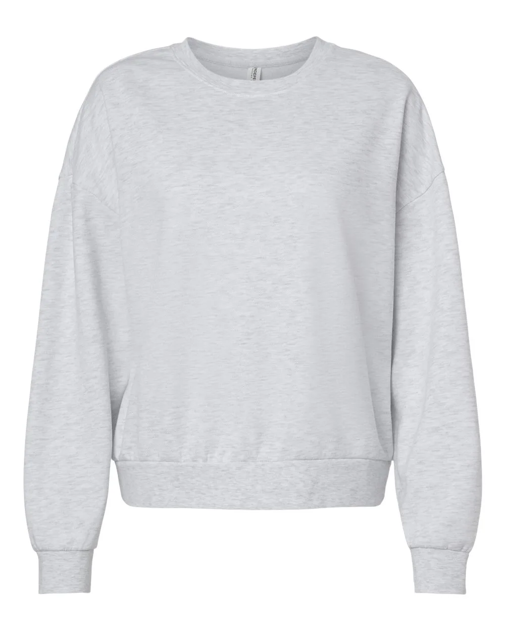 Independent Trading Co. PRM2700 Women's California Wave Wash Sunday Crewneck Sweatshirt — blank crewneck sweatshirt, front view
