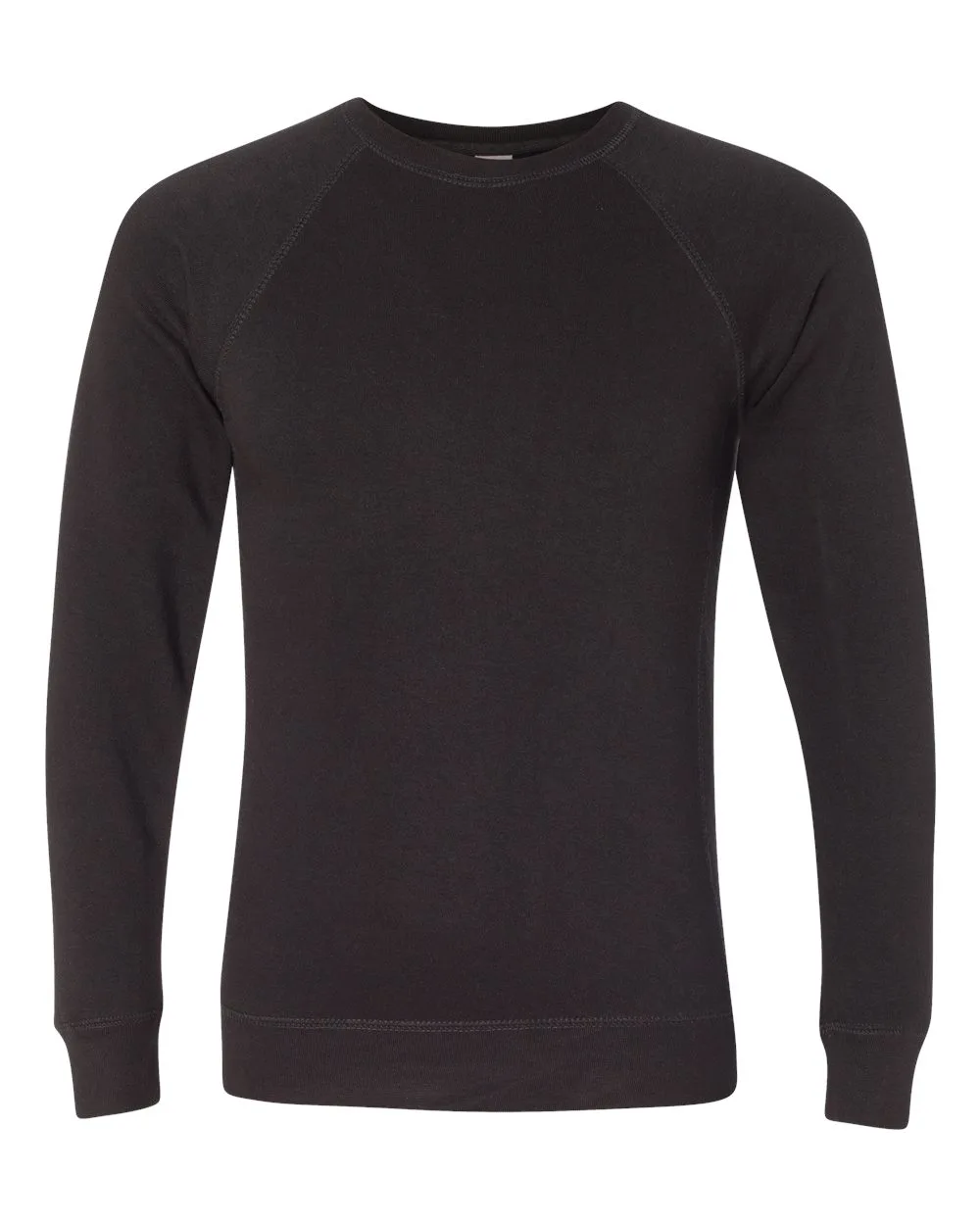 Independent Trading Co. PRM30SBC Unisex Special Blend Raglan Crewneck Sweatshirt — blank crewneck sweatshirt, front view