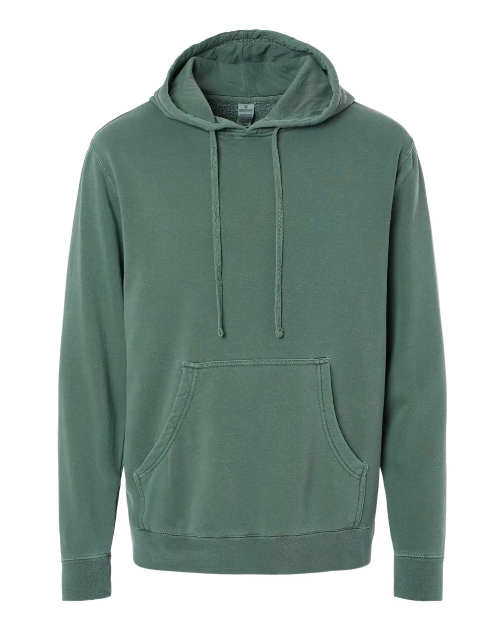 Independent Trading Co. PRM4500 Unisex Midweight Pigment-Dyed Hooded Sweatshirt — blank hooded sweatshirt, front view