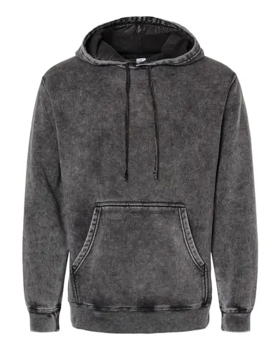 Independent Trading Co. PRM4500MW Unisex Midweight Mineral Wash Hooded Sweatshirt — blank hooded sweatshirt, front view