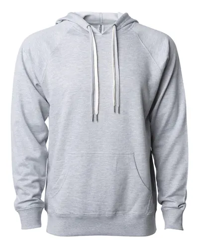 Independent Trading Co. SS1000 Unisex Icon Lightweight Loopback Terry Hooded Sweatshirt — blank hooded sweatshirt, front view
