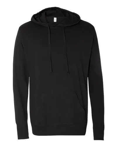 Independent Trading Co. SS150J Unisex Lightweight Hooded Pullover T-Shirt — blank hooded sweatshirt, front view