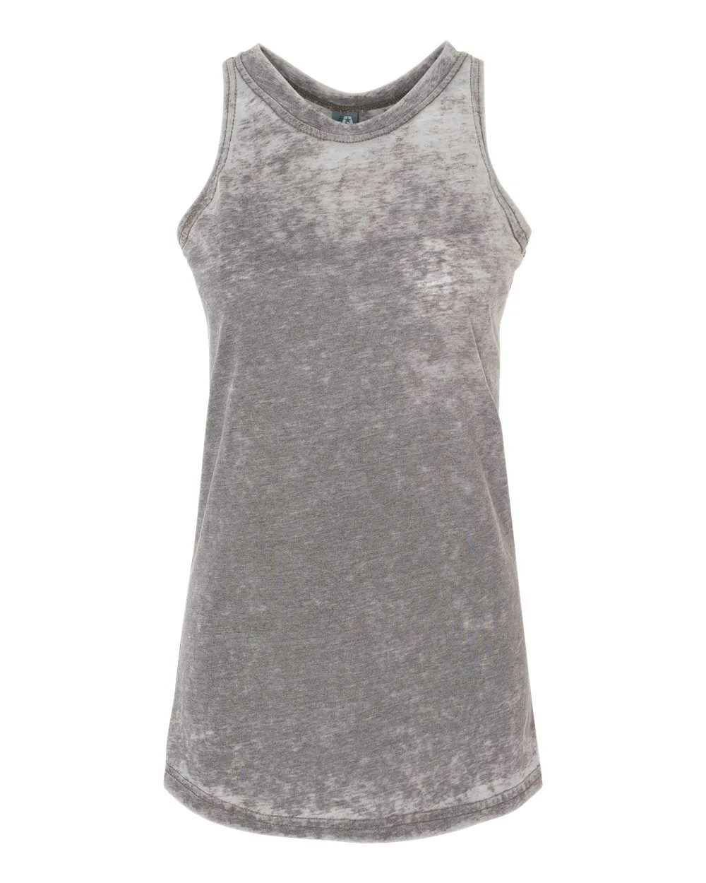 J. America 8117 Women’s Zen Jersey Tank Top — blank tank top, front view