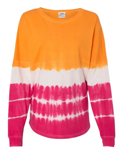 J. America 8229 Unisex Game Day Jersey Long Sleeve T-Shirt — blank long sleeve tee, front view