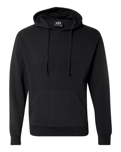 J. America 8620 Men's Cloud Fleece Hooded Sweatshirt — blank hooded sweatshirt, front view