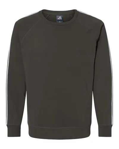 J. America 8641 Men's Rival Fleece Crewneck Sweatshirt — blank crewneck sweatshirt, front view