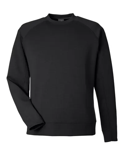 J. America 8752 Unisex Apex Fleece Crewneck Sweatshirt — blank crewneck sweatshirt, front view