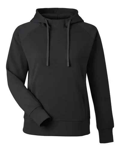 J. America 8753 Women's Apex Fleece Hooded Sweatshirt — blank hooded sweatshirt, front view