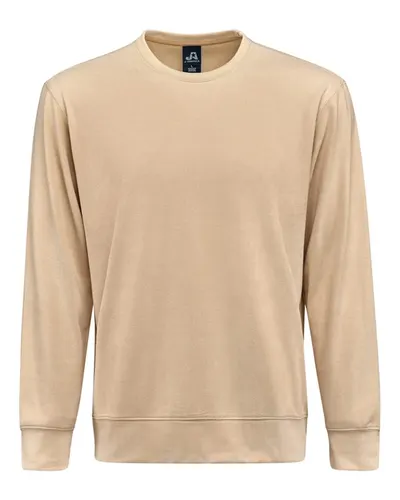 J. America 8761 Unisex Element Fleece Crewneck Sweatshirt — blank crewneck sweatshirt, front view