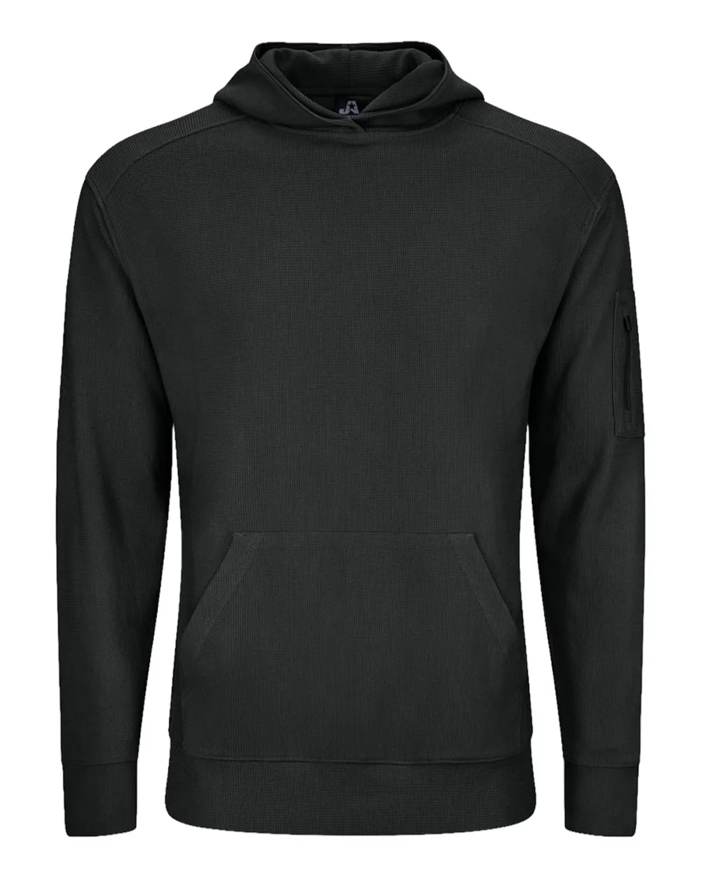 J. America 8770 Unisex Maverick Hooded Pullover — blank hooded sweatshirt, front view