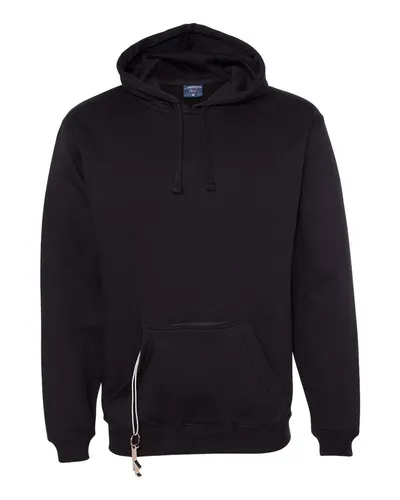J. America 8815 Men's Tailgate Hooded Sweatshirt — blank hooded sweatshirt, front view