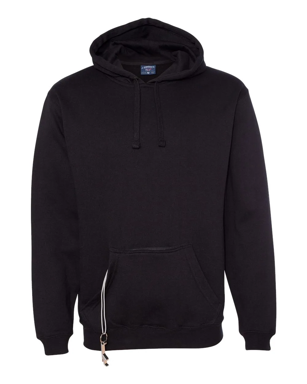J. America 8815 Men's Tailgate Hooded Sweatshirt — blank hooded sweatshirt, front view