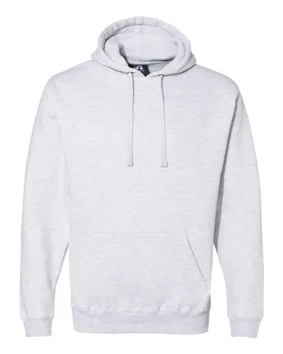 J. America 8824 Men's Premium Hooded Sweatshirt — blank hooded sweatshirt, front view