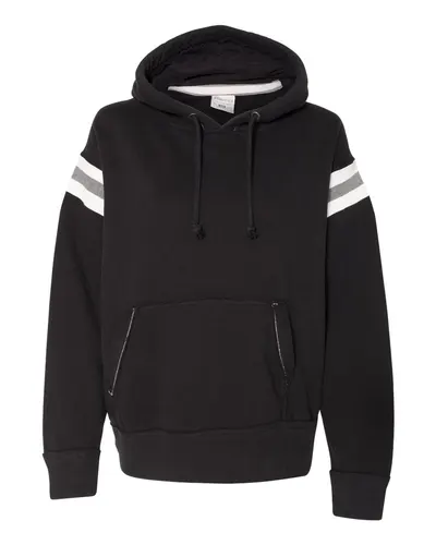 J. America 8847 Men's Vintage Athletic Hooded Sweatshirt — blank hooded sweatshirt, front view