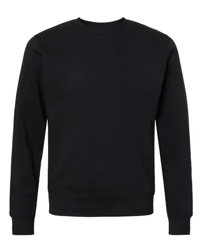 J. America 8870 Unisex Triblend Fleece Crewneck Sweatshirt — blank crewneck sweatshirt, front view