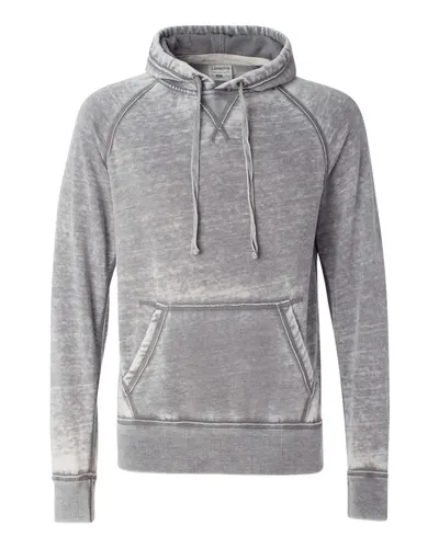 J. America 8915 Men's Vintage Zen Fleece Hooded Sweatshirt — blank hooded sweatshirt, front view