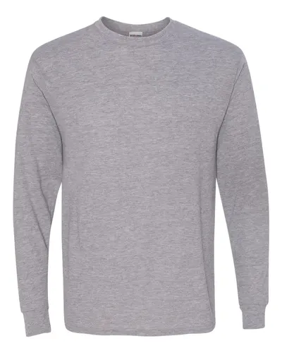 JERZEES 21MLR Unisex Dri-Power® Performance Long Sleeve T-Shirt — blank long sleeve tee, front view