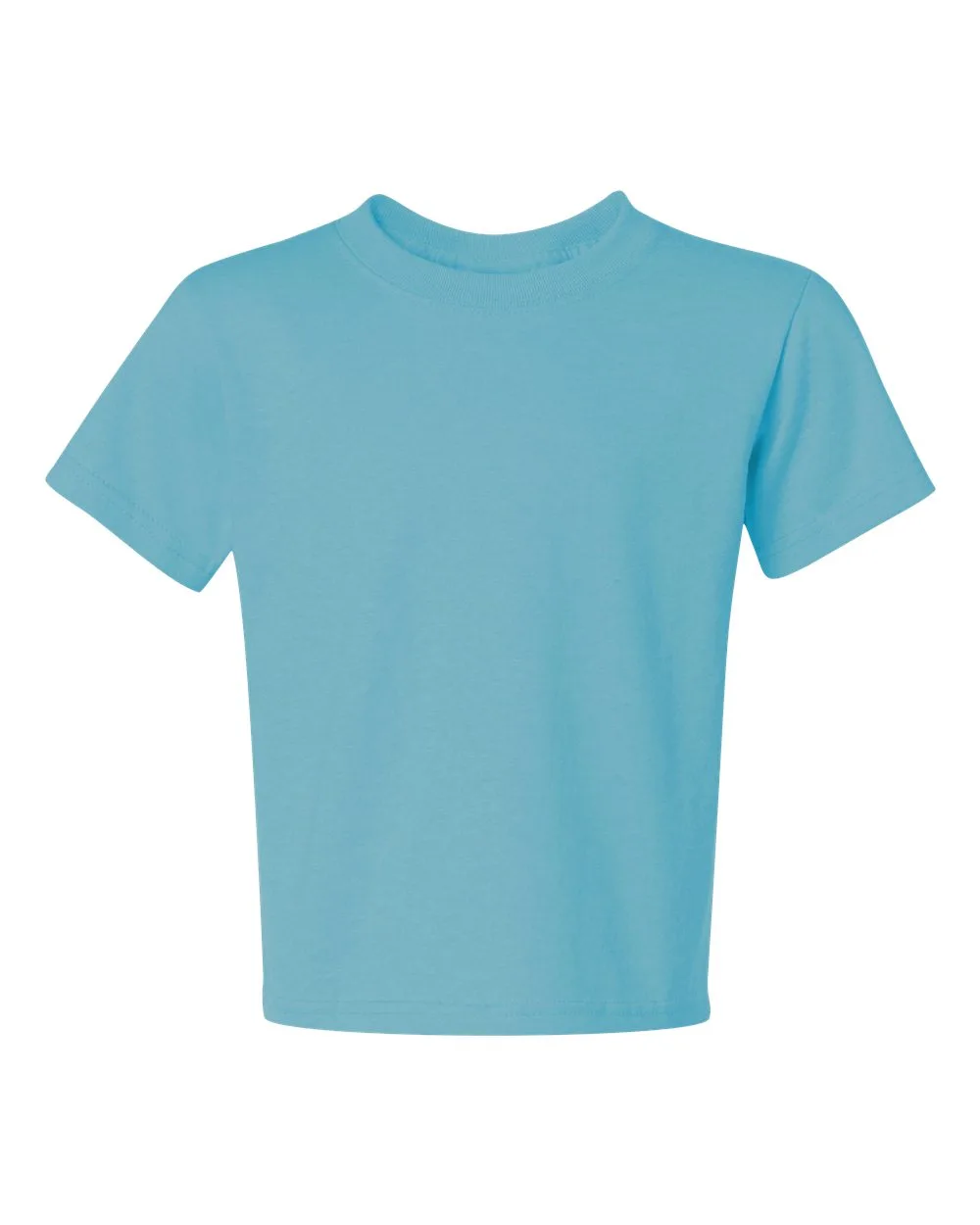 JERZEES 29BR Youth Dri-Power® 50/50 T-Shirt — blank t-shirt, front view