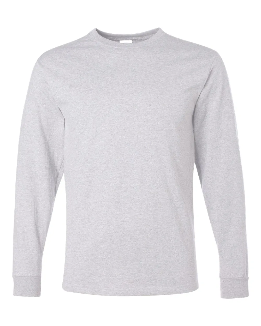 JERZEES 29LSR Unisex Dri-Power® Long Sleeve 50/50 T-Shirt — blank t-shirt, front view