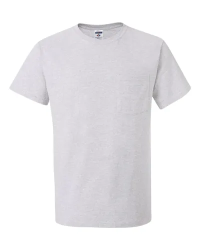 JERZEES 29MPR Unisex Dri-Power® 50/50 Pocket T-Shirt — blank t-shirt, front view