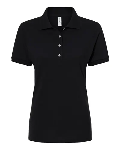 JERZEES 437F Women's Dri-Power® Polo — blank polo, front view