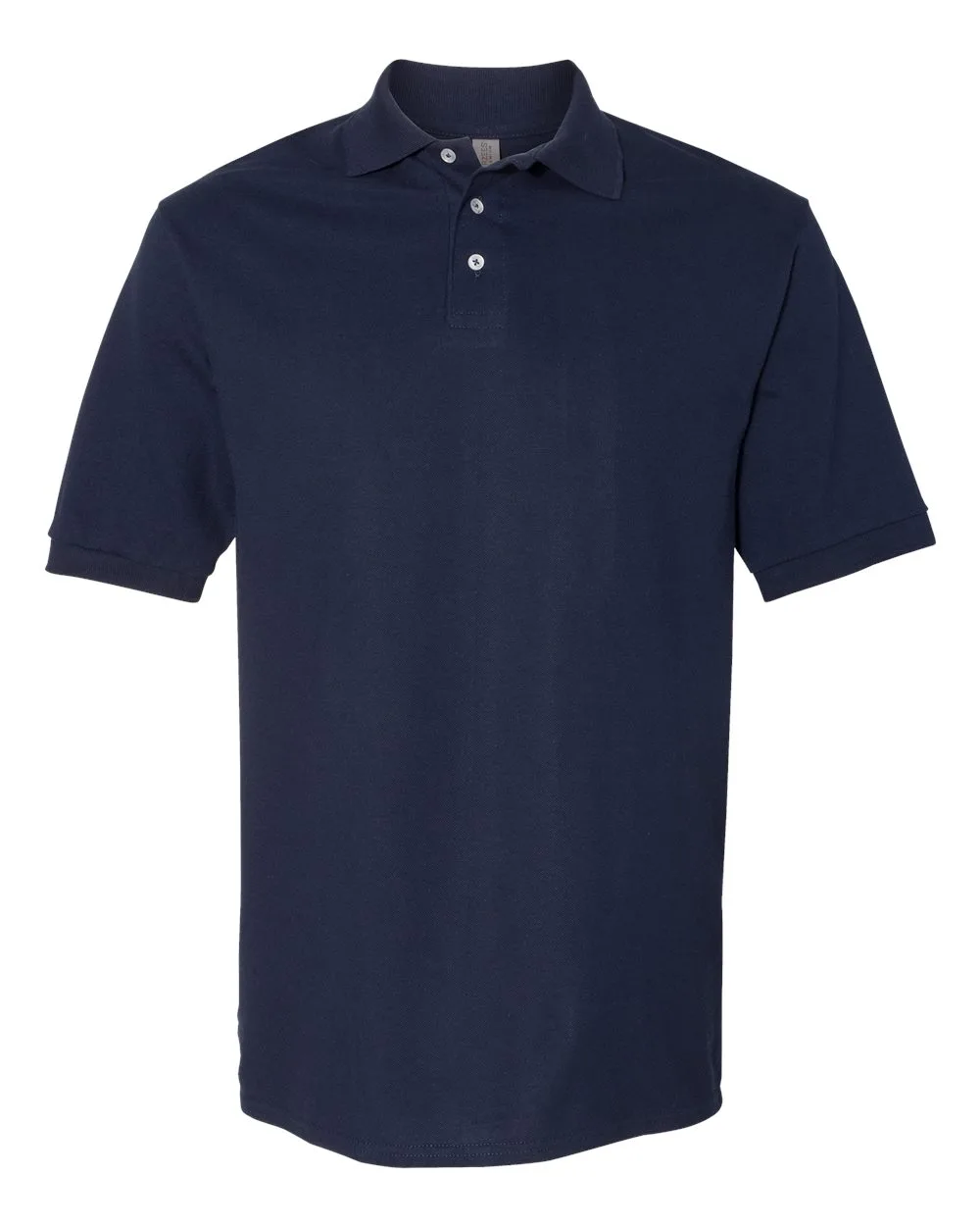 JERZEES 443M Men's 100% Ring-Spun Cotton Piqué Polo — blank polo, front view