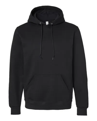 JERZEES 700MR Unisex Eco™ Premium Blend Ring-Spun Hooded Sweatshirt — blank hooded sweatshirt, front view