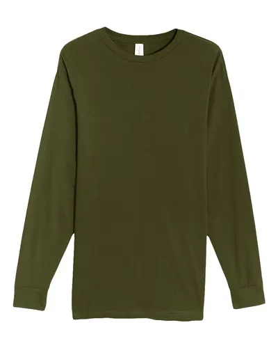 Lane Seven LS15009 Unisex Heavyweight Long Sleeve Tee — blank long sleeve tee, front view