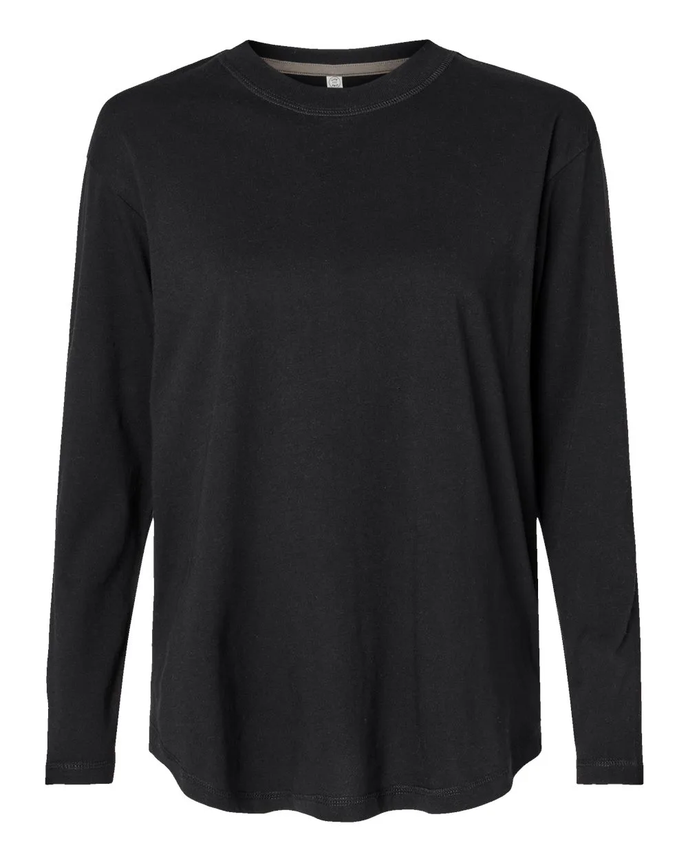 LAT 3508 Women's Fine Jersey Long Sleeve Tee — blank long sleeve tee, front view