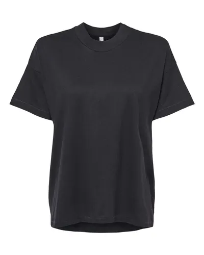 LAT 3519 Women's Hi-Lo Tee — blank t-shirt, front view