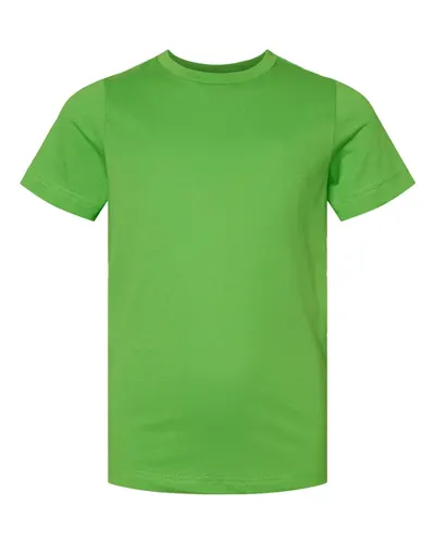 LAT 6101 Youth Fine Jersey Tee — blank t-shirt, front view