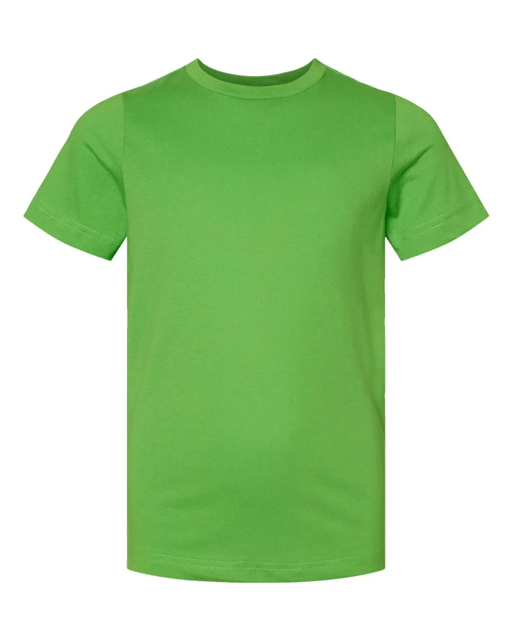 LAT 6101 Youth Fine Jersey Tee — blank t-shirt, front view