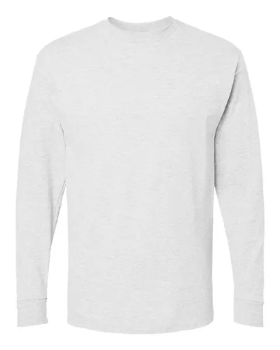M&O 4820 Unisex Gold Soft Touch Long Sleeve T-Shirt — blank long sleeve tee, front view