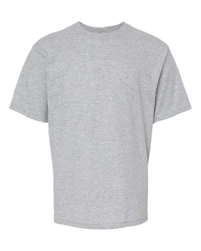 M&O 4850 Youth Gold Soft Touch T-Shirt — blank t-shirt, front view