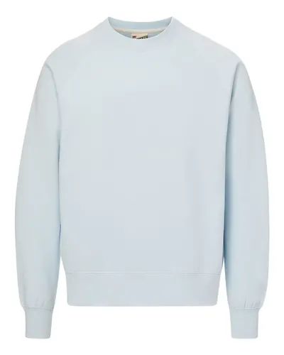 MV Sport 17116 Unisex Vintage Fleece Raglan Crewneck Sweatshirt — blank crewneck sweatshirt, front view