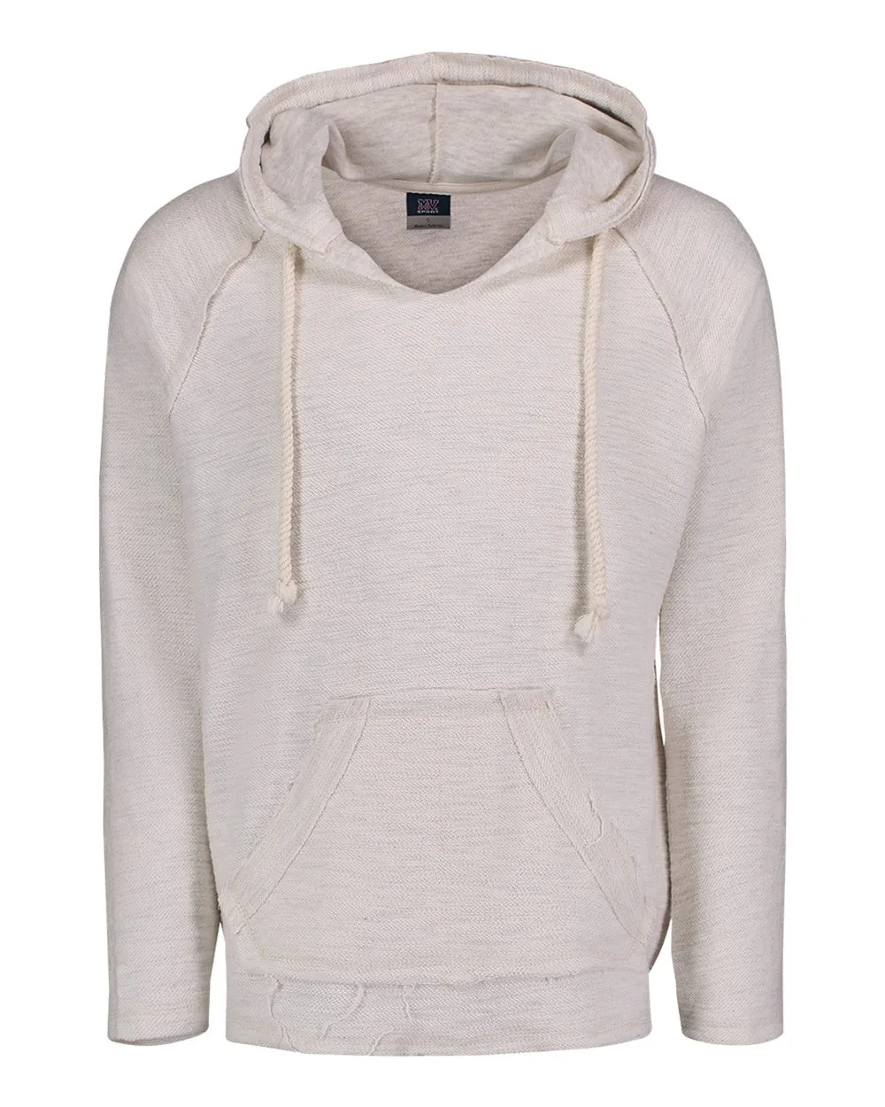 MV Sport 17118 Unisex Bonfire Baja Terry Hooded Sweatshirt — blank hooded sweatshirt, front view