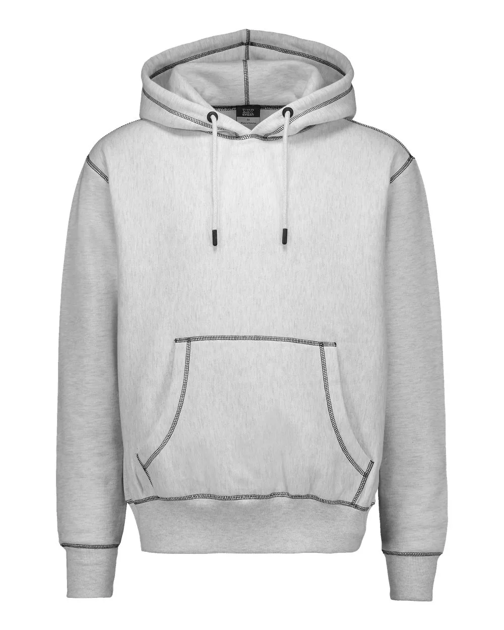 MV Sport 20142 Unisex Pro-Weave® Sideline Hooded Sweatshirt — blank hooded sweatshirt, front view