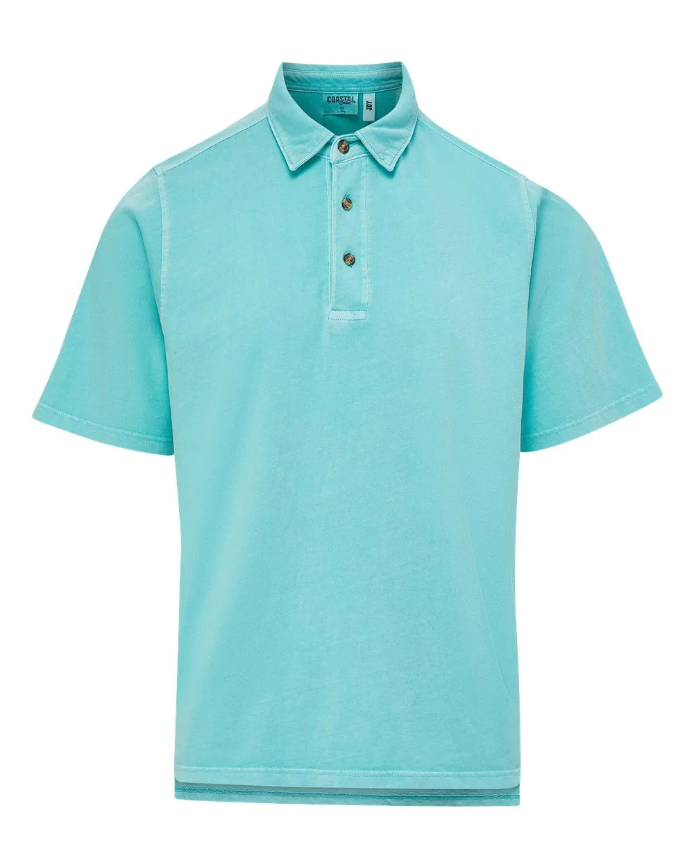 MV Sport 25411 Men's Coastal Color™ Polo — blank polo, front view